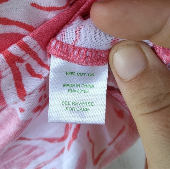 Lilly Pulitzer Boatneck Lana Ruched Sleeve Tee Size Small - Picture 9 of 9